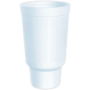 Dart Pedestal Based Foam Cups 32oz